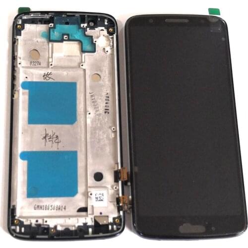 For Motorola Moto G6 Xt1925 XT1925-3 Xt1925-5 Lcd Screen Display WIth Touch Glass Digitizer front Frame Assembly