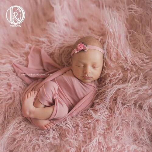 Don&Judy 150x150cm Newborn Blanket Faux Fur Photography Props for Photo Shoot Background Backdrops Photo Stand Basket Filler