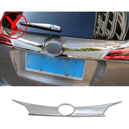 Chrome tailgate cover For toyota rav4 2017 accessories ABS rear gate cover For toyota rav 4 rav4 2018 accesorios 2016 YCSUNZ