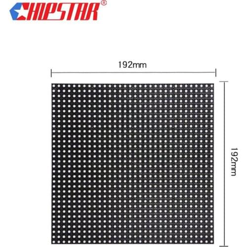IP65 Waterproof Advertising P6 Outdoor LED Module 192x192mm RGB LED Video Panel Unit 32*32 Pixels