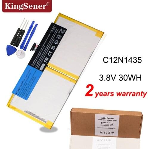 KingSener New C12N1435 Laptop Battery For ASUS T100HA T100HA-FU006T 10.1-Inch 2 in 1 Touchscreen Tablet battery 3.8V 30WH