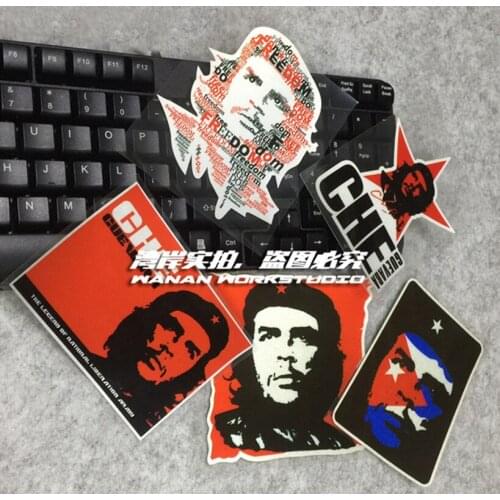 Motocross Moto GP Racing Motorcycle Helmet Creative Car Stickers for Military Hero Cuban CHE GUEVARA