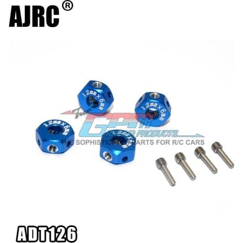 FOR aluminum alloy non-loose multi-function three-hole hexagonal adapter 12MMX6MM thick ADT126