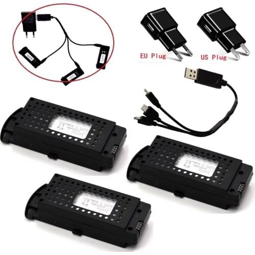 Original 3.7V 1600mAh Lipo Battery Charger Sets for SG700D SG700-D / ZD5-L / S6 Drone Rc Quadcopter Spare Parts drone battery