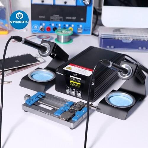 I2C T12 Plus soldering station electronic 240W Double Welding Iron Portable Digital Adjustable Temperature Quick Heating Table