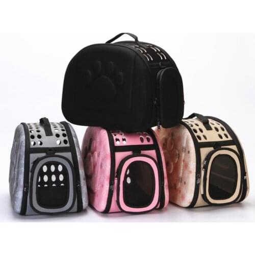 Dropshipping Pet Carrier Bag Portable Outdoor Cat Foldable Dog Travel Pet Bag Puppy Carrying Shoulder Dog Bags