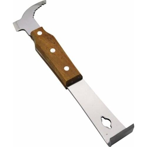 Beekeeping Multifunction Bee Honey Knife Stainless Steel Thumb Type Bee Hive Scraper Beekeeping Bee Scraper Cut Honey Knife