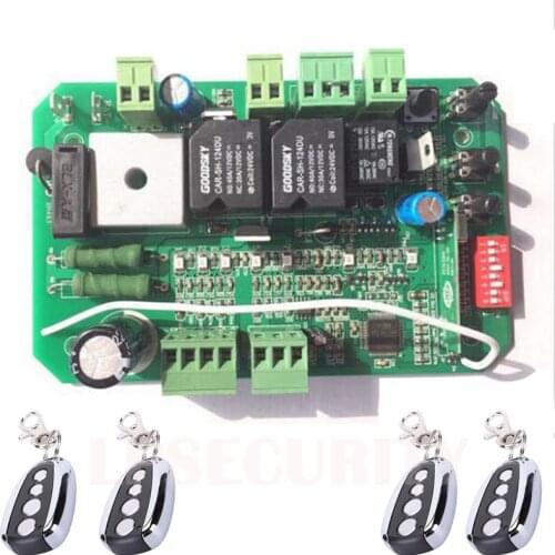 Sliding Gate opener operator motor Control Board card controller circuit board for 24VDC motor use(remote control optional)