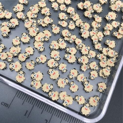 60g Bear Polymerclay,Soft Clay Sprinkles For Kids Diy/Craft Diy Making/Nail Art/Scrapbook Decoration/Craft Filler Wholesale