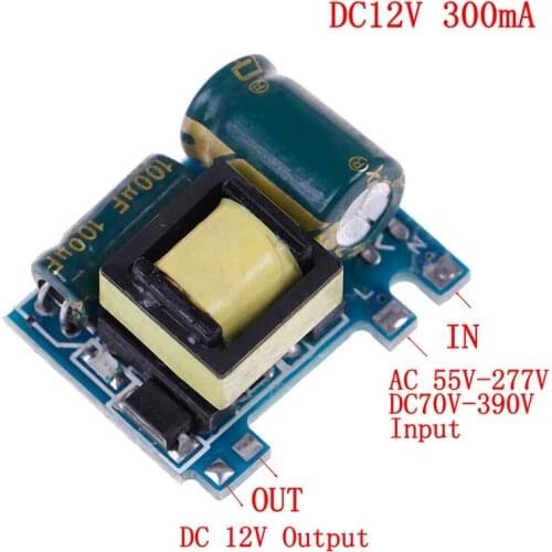 Precision 12V300mA (3W) Isolated Switching Power Supply Module AC-DC step-down module 220 to 12V