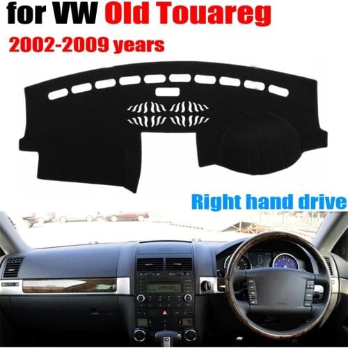 Car dashboard covers mat Right hand drive dashmat pad dash cover dashboard accessories for Volkswagen VW Old TOUAREG 2002-2009