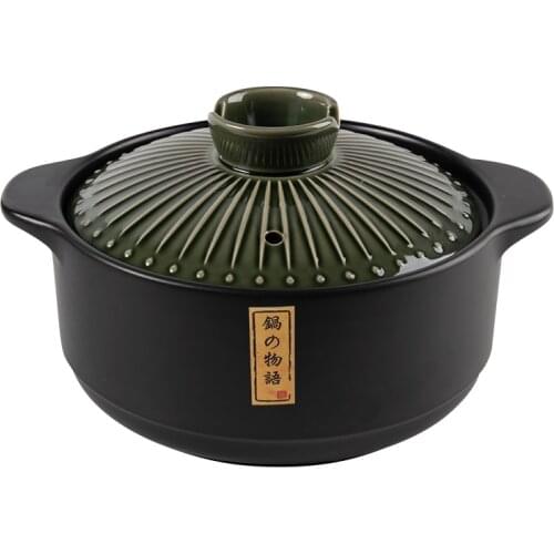 Stable Non-crack casserole heat preservation long pot soup household stew pot non-overflow pot gas stove special pot rice cerami