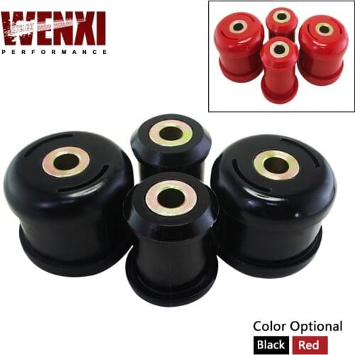 Front Lower Control Arm Bushings FOR Honda Civic 01-05 FOR Acura RSX 02-06 Polyurethane BLACK,RED WX-CAB02