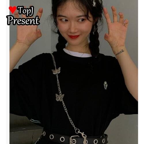 Women punk style JK accessories versatile belt women cool INS with skirt waist chain body pants chain lolita fashion Belt