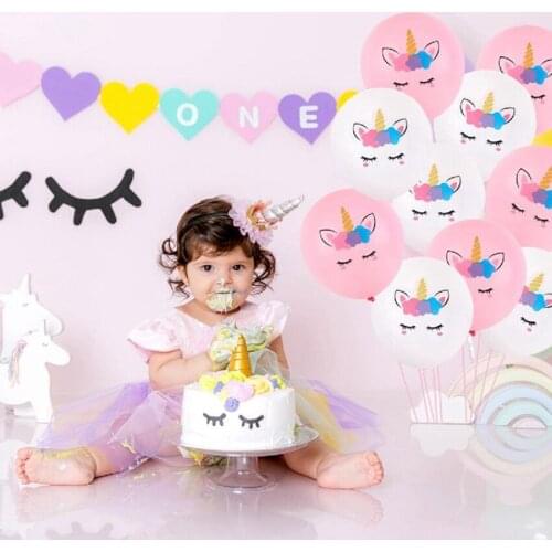 10pcs Unicorn Balloons Latex Ballon Birthday Party Decor Children Party Supply Christmas Happy Birthday Unicorn party Helium