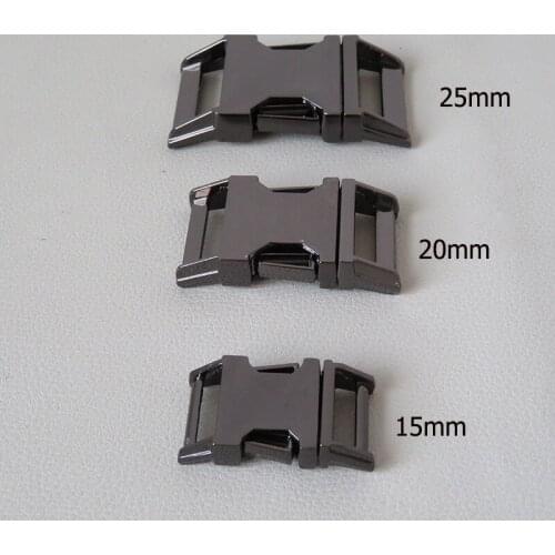 10Pcs/Lot Heavy Metal Release Buckle Hardware For Pet Dog Collar Paracord Necklace Bracelet Garment Sewing Accessory Factory