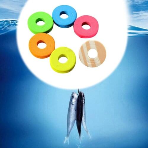 100Pcs Fishing Line Circular Winding Plate Foam Board Wire Swivel Fishing Tackle X3UA
