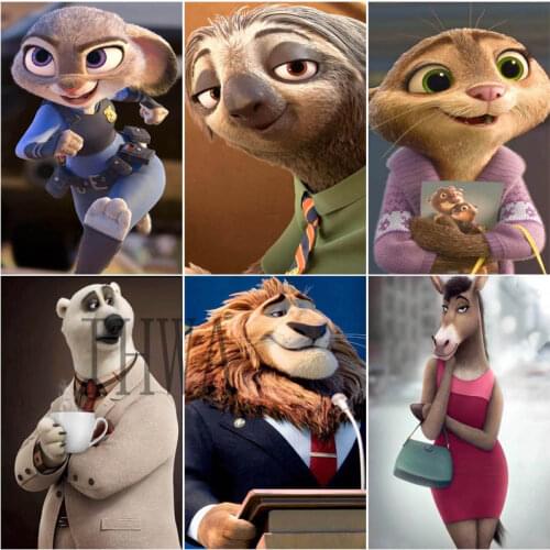 Disneys The Lion King&Sloth 5D DIY Diamond Painting Cross Stitch Full Square/Round Diamond Embroidery Mosaic Home Decor