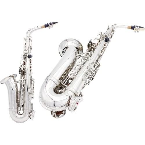 LADE E-flat alto saxophone musical pearl silver professional shipping mouthpiece accesorios botao de dedo saxofone mundharmonika