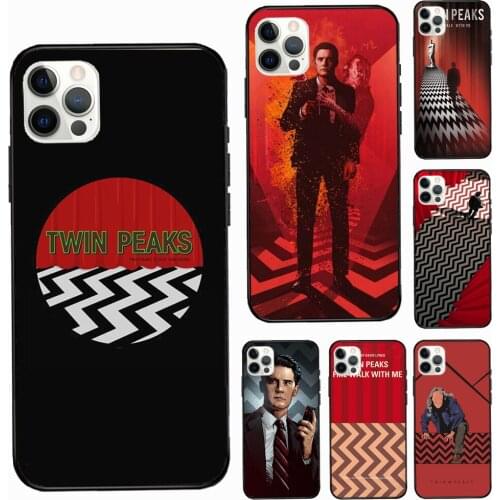 Twin Peaks Case For Apple iPhone 12 11 Pro Max XS X XR 6S 7 8 Plus 5S SE 2020 Silicone Phone Cover