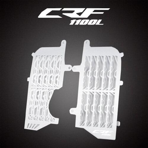 Black Motorcycle Radiator Guard Protection Cover For Honda CRF1100L Africa Twin 2020 2021 CRF 1100 L Adventure Sports CRF1100 L