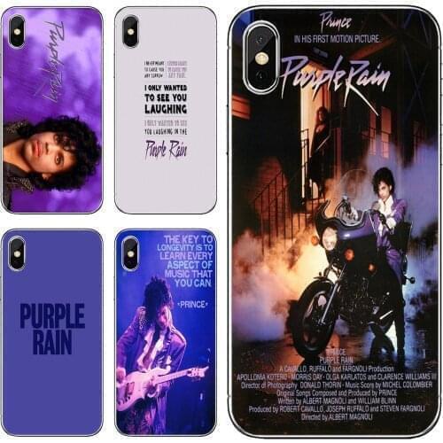 For Samsung Galaxy Note 3 4 5 8 9 S3 S4 S5 Mini S6 S7 Edge S8 S9 S10 Plus best-songs-Purple-Rain-Prince-Poster Soft Case Cover