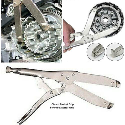 Motorcycle Clutch Wrench Holding Universal Moto Disassembly Tool Motorbike Clutch Hub Basket Flywheel Holder Repair Removal