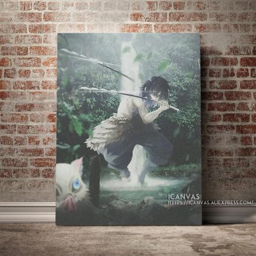 Hashibira Inosuke Real life art Decoration Prints Home Decor Canvas Living Kids Room Bedroom Painting Wall Art Studio Poster
