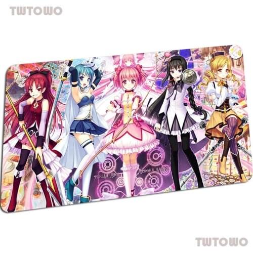 Homura Akemi mousepad gamer Popular 900x400x2mm gaming mouse pad notebook accessories laptop home padmouse ergonomic mat