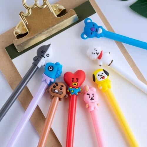 50PCS student stationery creative pen cute cartoon water-based pen