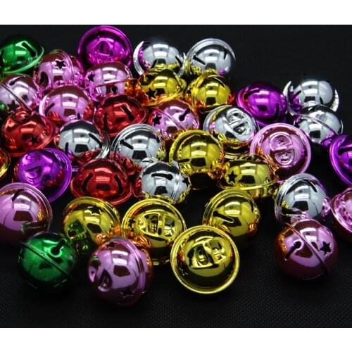 Beauty 40mm 30mm 10pcs Mixed Color Copper Jingle Bells Charm For Christmas Decoration Supplies Gifts Jewelry Accessories