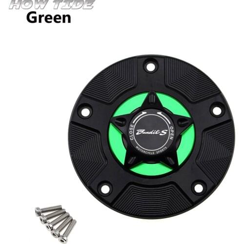 Gas Fuel Tank Cap for Suzuki GSF650S Bandit S GSF1200S GSF1250S 2007-2012 Bandit Motorcycle CNC Quick Release Cover