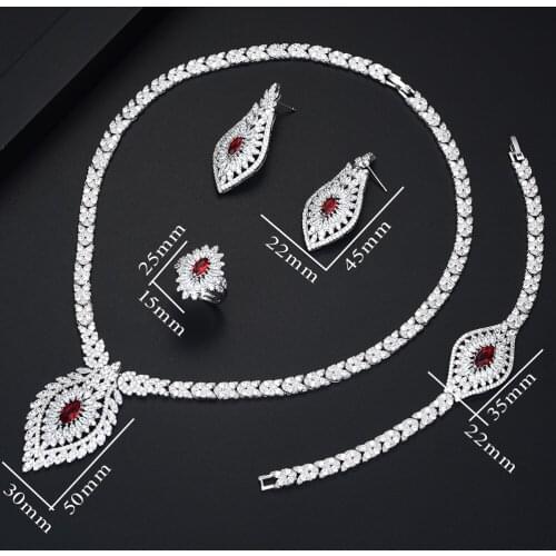Be 8 Fashion Bridal Jewelry Sets Leaf Design Wedding Jewelery Party Accessories Bijoux Femme Set Jewelry With Zircon S443