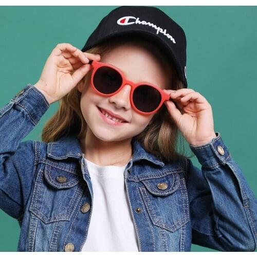 Fashion Square Children Sunglasses Anti-Reflective Mirror Vintage Boys and Girls Plastic Glasses Classic Kids Sun Glasses Uv400
