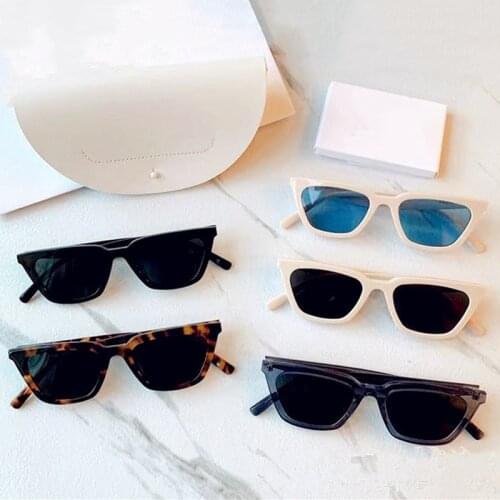 Vintage Cat Eye Square Sunglasses Women Luxury Brand Sexy Small Rectangle UV400 Sun Shades Glasses Driver Goggles Oculos De Sol