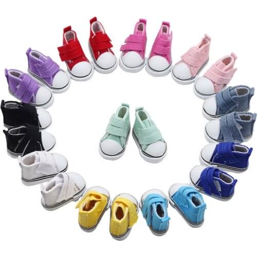 1/6 BJD Doll Canvas Shoes For Dolls Fashion Mini Doll Shoes fit Russian DIY handmade doll Doll Accessories