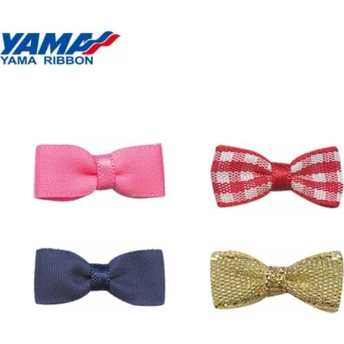 YAMA Pinched Bowtie Ribbons Width 23mm±3mm 200pcs/bag Ribbon for DIY Crafts Hair Clips Wedding Decoration