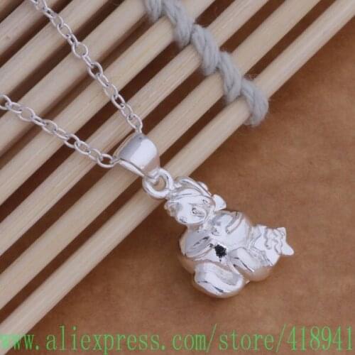 Silver Plated Necklace Silver Plated fashion jewelry pendant /aynajpua afiaiwpa AN037