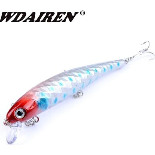 1Pcs Minnow Fishing Lure 12cm 14g Hard Artificial Bait 3D Eyes Floating Crankbait Wobblers Japan Fish Pesca Fishing tackle