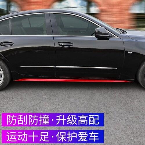 Applicable to Ct5 Cadillac Side Skirt Trim Body Modification，Anti-collision Strip Baking Paint Surrounding Front