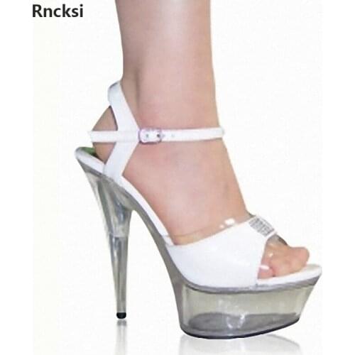 Rncksi New 15 cm high heels Japan and South Korea popular wedding shoes model show womens shoes