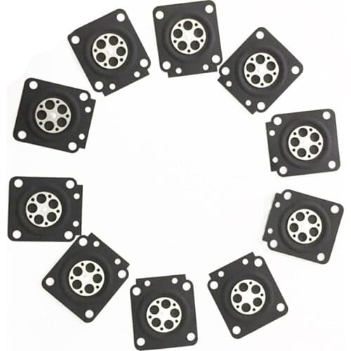 SHGO HOT-20Pcs/Lot for Zama 180 Metering Diaphragm Membrances Gasket Parts for Zama180 192 Carburetor Repair Kit