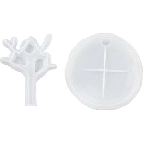 Silicone Mold Epoxy Resin DIY Pen Container Organizer Square Round Storage Holder Silica Molds Crafts Jewelry Making Charms