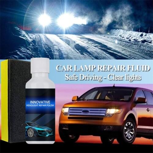 Car Headlight Polish Cleaner Len Restorer Repair Liquid Cleaning Automotive Tool