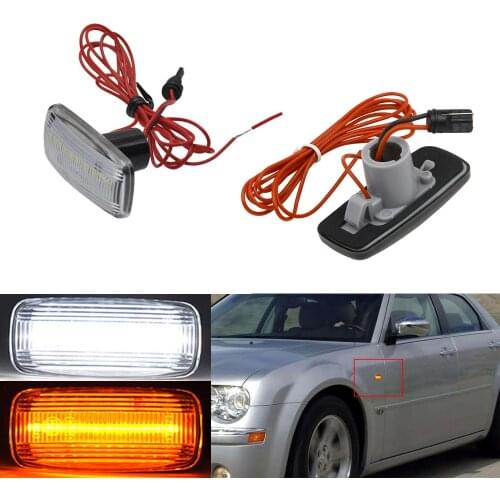 2pcs Led Side Marker Light For Chrysler 200 2007-2016 For Chrysler 300 05-06 For Chryler Sebring 2007-20017 For Chrysler Town
