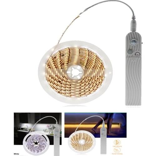 LED Sensor Night Light DIY Night Light for Bedroom / Washroom / Corridor / Stairs PIR Sensor Motion LED Strip Light. DC5V