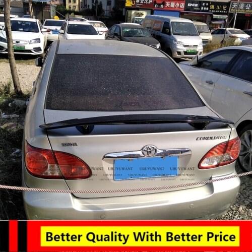 General Purpose Car Styling ABS Material and Surface Carbon Fiber Rear Spoiler for TOYOTA COROLLA EX 2005 Universal Car Spoiler