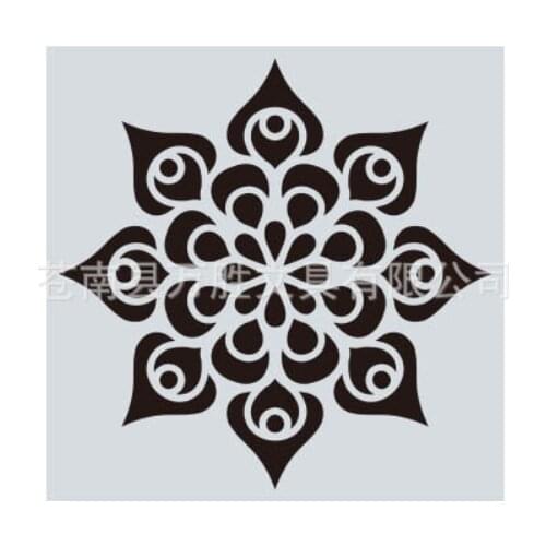 15*15 Mandala Layering Stencils for Diy scrapbook/photo album Decorative Embossing Painting Drawing stencil,home decor