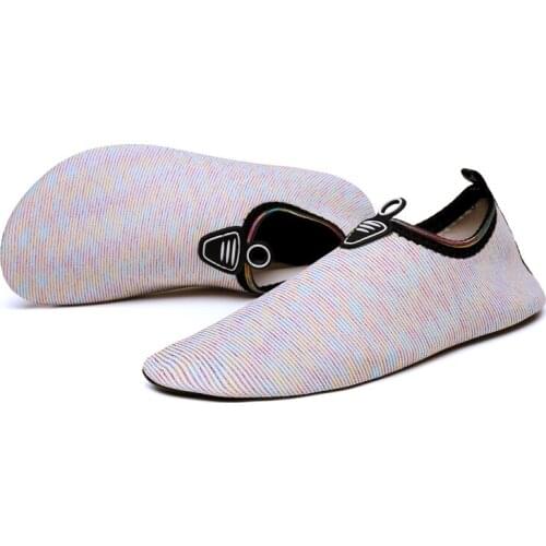 2021 Swimming Yoga Upstream Shoes for Men Women Lightweight Soft Stretch Fabric Breathable Beach Water Shoes Unisex Aqua Shoes