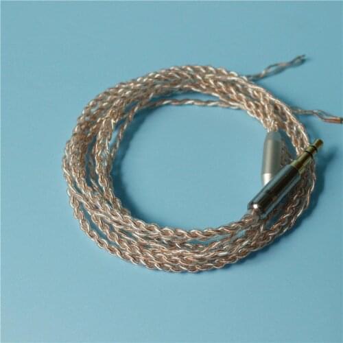 3.5mm Jack DIY Earphones Cable Wire 7N OFC Cable Replacement DIY Audio Cable Wire 120cm